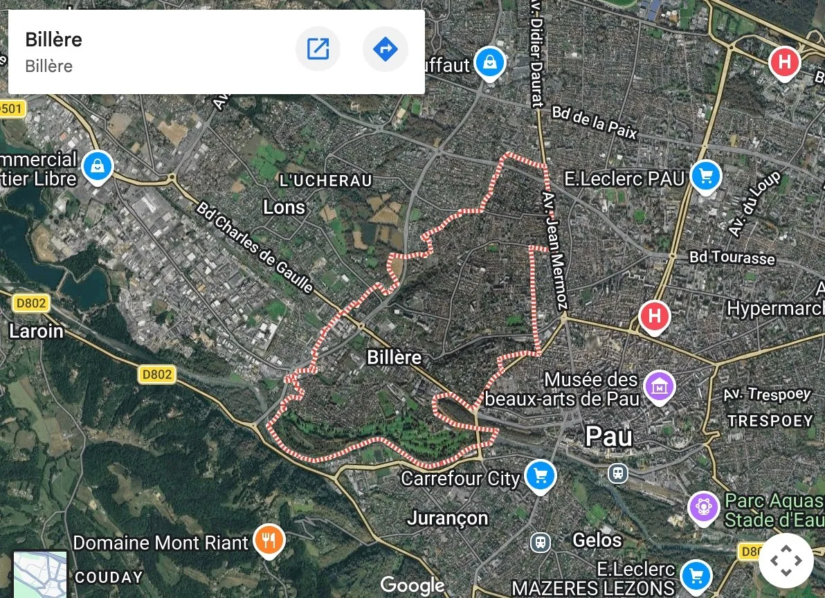 Billère Maps